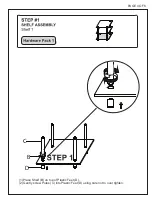 Preview for 4 page of convenience concepts 157003 Assembly Instructions Manual