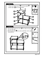 Preview for 4 page of convenience concepts 157045 Assembly Instructions