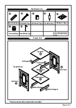 Предварительный просмотр 2 страницы convenience concepts 203245 Assembly Instructions