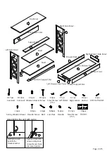 Preview for 2 page of convenience concepts 203295W Assembly Instructions