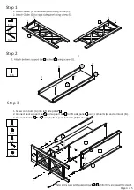 Preview for 3 page of convenience concepts 203295W Assembly Instructions