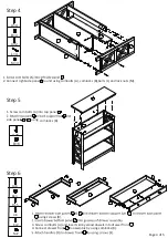 Preview for 4 page of convenience concepts 203295W Assembly Instructions