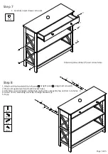 Preview for 5 page of convenience concepts 203295W Assembly Instructions