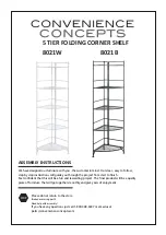 convenience concepts 8021W Assembly Instructions preview