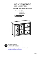 Предварительный просмотр 1 страницы convenience concepts 8043387 Assembly Instructions Manual