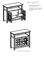 Предварительный просмотр 6 страницы convenience concepts BIG SUR HIGH BOY Assembly Instructions Manual