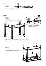 Предварительный просмотр 2 страницы convenience concepts French Country Foyer Table M6042189 Quick Start Manual