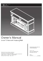 convenience concepts Lincoln 7623 Owner'S Manual preview