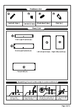 Предварительный просмотр 2 страницы convenience concepts NORTHFIELD HALL CONSOLE Series Assembly Instructions