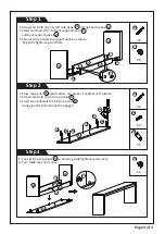 Предварительный просмотр 3 страницы convenience concepts NORTHFIELD HALL CONSOLE Series Assembly Instructions