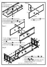 Preview for 3 page of convenience concepts Omega 203056W Assembly Instructions