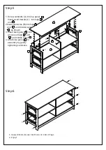 Preview for 4 page of convenience concepts Omega 203056W Assembly Instructions