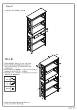 Предварительный просмотр 8 страницы convenience concepts Oxford 203051 Assembly Instructions Manual