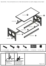 Предварительный просмотр 2 страницы convenience concepts Oxford 203082 Assembly Instructions