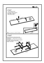 Предварительный просмотр 4 страницы convenience concepts Tribeca TV Stand 151311 Assembly Instructions Manual