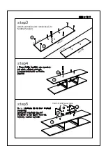 Предварительный просмотр 5 страницы convenience concepts Tribeca TV Stand 151311 Assembly Instructions Manual