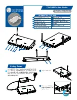 Preview for 1 page of Convergence System Limited CS463 Quick Start Manual