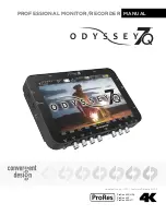 Preview for 1 page of Convergent Design Odyssey7Q ProRes 422 (HQ) Manual