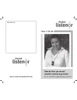 Conversor Pocket Listenor User Manual preview