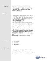 Preview for 2 page of Converters.TV 15195 Operation Manual