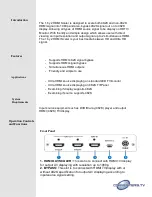 Preview for 2 page of Converters.TV 15338 Operation Manual