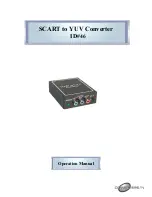 Предварительный просмотр 1 страницы Converters.TV 46 Operation Manual