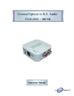 Предварительный просмотр 1 страницы Converters.TV 928 Operation Manual