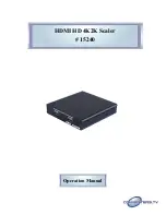 Preview for 1 page of Converters.TV HDMI HD 4K2K Scaler Operation Manual