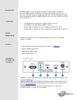 Preview for 2 page of Converters.TV HDMI HD 4K2K Scaler Operation Manual