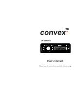 Convex CX-3510BS User Manual предпросмотр