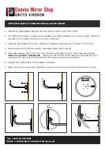 Предварительный просмотр 1 страницы Convex OUTDOOR ACRYLIC Installation Manual