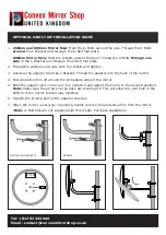 Предварительный просмотр 2 страницы Convex OUTDOOR ACRYLIC Installation Manual