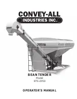 CONVEY-ALL BTS-2950 Operator'S Manual preview