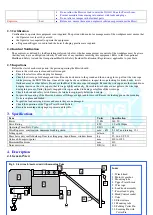 Preview for 2 page of Conveying & Hoisting Solutions Star Installation And Operating Instructions Manual