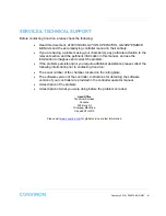 Preview for 5 page of Conviron ADAPTIS A1000 Installation, Operation & Maintenance Manual