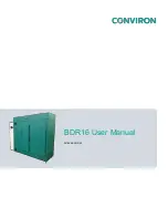 Предварительный просмотр 1 страницы Conviron BDR16 User Manual