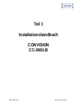 Preview for 3 page of Convision CC-6601-B Manual