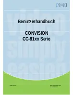 Предварительный просмотр 1 страницы Convision CC-8 Series User Manual