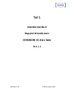 Предварительный просмотр 3 страницы Convision CC-8 Series User Manual