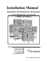 Convotherm OGB-20.10 Installation And Maintenance Instructions Manual предпросмотр