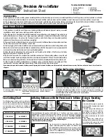 Preview for 1 page of CONWIN Precision Air V6 Instruction Sheet