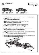 ConWys AG 12260511C Fitting Instructions Manual предпросмотр