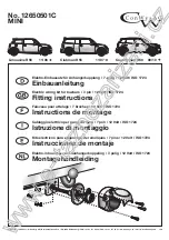 Предварительный просмотр 1 страницы ConWys AG 12650501C Fitting Instructions Manual