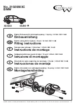 Предварительный просмотр 1 страницы ConWys AG 21020503C Fitting Instructions Manual