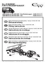 ConWys AG 21500536C Fitting Instructions Manual предпросмотр