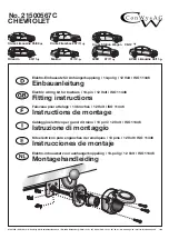 Preview for 1 page of ConWys AG 21500567C Fitting Instructions Manual