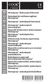 COOK Medical Hemospray Endoscopic Hemostat Instructions Manual preview