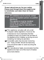 Preview for 5 page of Cooke & Lewis BDW60MCL Manual