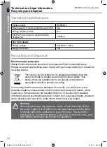 Preview for 34 page of Cooke & Lewis BWM60CL User Manual