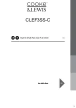 Preview for 3 page of Cooke & Lewis CLEF3SS-C Manual